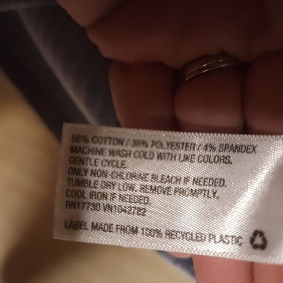 Wild Fable Light Blue Cropped Ribbed Short Sleeve Top Medium - Picture 5 of 5